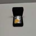 Black Velvet Ring Box  Luxury Soft Velvet Jewelry Gift Box for Engagement, Wedding, Proposal & Storage (2.5 Square)