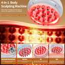 2 x Lymphatic Drainage Massager  Portable Cellulite Massage Tool with 19 Intensity Levels for Relaxing Neck, Legs, Arms & Belly