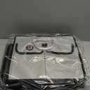 Big Car Trunk Organizer, Cargo Organizer SUV Trunk Storage Non Slip Bottom Waterproof Collapsible Durable Multi Compartments-(Oversize,Gray)