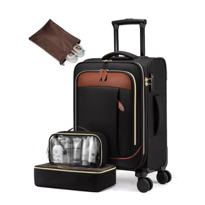 LOVEVOOK Carry on Luggage for Women and Men, Softside Suitcases with Dual Wheels