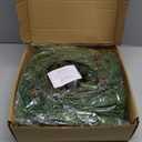 Extra Thick & Lush - 6 Ft by 12 Inch Christmas Garland Real Touch Norfolk Pine Garland with Pinecones Cypress Cedar Garland Artificial Realistic Soft Thickness Greenery Garlands for Home Mantle Table