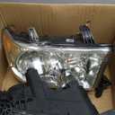AS Headlights Assembly Compatible 2007 2008 2009 2010 2011 2012 2013 Toyota Tundra (W/o Headlight Leveling Models) /2008-2017 Toyota Sequoia Headlamp (12-14 Models Without Headlight Washer)