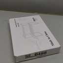 Microwave Oven Rack Expandable Countertop Heavy Duty Microwave Shelf 2-Tier Adjustable Metal Storage Shelf Rack for Kitchen (White-S)