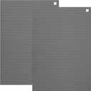 2 Pack 9.5'' x 14.2'' Trivets for Hot Dishes, Hot Pads for Kitchen, Silicone Trivets for Hot Pots and Pans, Hot Plates to Protect Table, Heat Resistant Silicone Trivet Grey