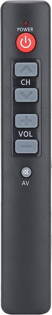 Universal Remote Control Replacement for TV/STB/DVD//HiFi/VCR, etc Smart Digital TV Box Television Learning Controller with 6 Large Buttons()