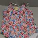 Ekouaer One Piece Swimsuits Women Bathing Suit V Neck Swimwear Tummy Control Monokini Cross Backless Swimming Suits (XX-Large)