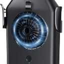 Portable Fan 10000mAh Rechargeable, Mini Waist Fan With Max 24H Working Time, 3 Speeds 5100RPM Strong Airflow Wearable Personal Clip Fan Belt Fan for Outdoor, Jobsite, Farms, Traveling, Fishing (Black)