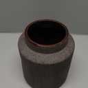 Rustic Vases for Home Decor. Ceramic Vase for Dining Table Decor. Terracotta Decorative Vase 6.1IN. ZSHLXM (Dark Brown)