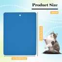 kathson 6 Pcs Cat Nail File Scratcher,Cats Scratch Stickyback Sandpaper Replacement Dog Nail Paw Scratch Pad with Hanging Hole Nail Files Scratching Strips for Pet Manicure Pedicure (Blue,11''x14.9'')