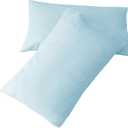 SONORO KATE Luxury Pillowcase Set Brushed Microfiber 1800 Bedding - Wrinkle, (Spa Blue, 2 Pillowcases King)