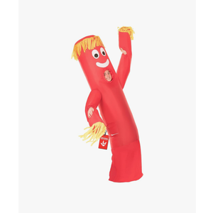Morph Inflatable Tube Man Costume Adult, Wacky Inflatable Tube Man Costume, Halloween Costumes for Men
