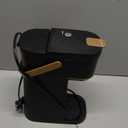 Single Serve One Cup Coffee Maker, for K Cups and Grounds, Mini Coffee Maker with Portable Handle, 6 to 12 Oz Brew Size, for Travel, Camping, Office, RV and Dorm, 120V, Black and Gold