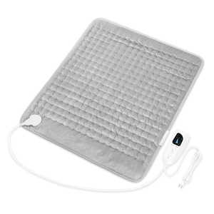 Deepsoon Heating Pad,Electric Heating Pads for Back,Neck,Moist Heating Pad for Abdomen Shoulder Knee Legs,Dry/Moist Heat&Auto Shut Off,Fathers Day Dad Gifts for Men Birthday,Light Gray,24x20 Inch