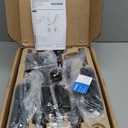 HUANUO 17-32 Inch Dual Monitor Stand, Vertical Dual Monitor Mount, Monitor Stand 2 Monitors, Ergonomic Adjustable Tilt/Swivel/Rotate, Weight Max 19.8 lbs, VESA 75/100mm