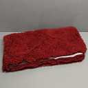 GORILLA GRIP Bath Rug Mat 42x24, Thick Soft Absorbent Chenille, Quick Dry Microfiber Mats, Rubber Backing Washable Shower Floor Rugs, Bathmat Runner, US Designed Bathroom Home Decor Accessories Red