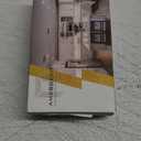 Amerdeco 10 Pack Brushed Brass Cabinet Knobs 1.46 Inch(37mm) Single Hole Cabinet Handles Rectangle Drawer Knobs and Pulls for Bathroom Cabinets ZH0065