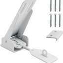 E316 RV Camper Lid Latch Designer with Screws,Zinc Exterior Folding Camper Locking Replacement,Door Catch Hardware Parts for Viking Pop Up Truck Camper,Teardrop Trailer