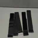 4 Pcs Ellipse Leg Exerciser Machine Pedal Straps Elliptical Accessories Fitness Black