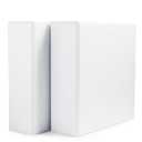 Amazon Basics 3 Ring Binders, 3 Inch D-Ring Organizer for School, Home Office, Paper Storage, White, 2 Pack