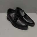 Battle Men Men's Elevator Shoes 2" Taller Lace up Faux Leather Formal Oxford Dress Footwear Removable Invisible Height Increasing Insole Formal Men (Color : Black, Size : 7 MUS)