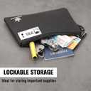 KOSMCCO Lockable Money Bag. Black