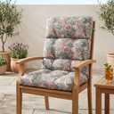 Waterproof Chaise Lounge Patio Chair Cushion 72x22x4,Floral