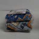 Washable 6ft Area Rugs, Rugs for Living Room, Low-Pile Water&Stain Resistant Carpet Vintage Distressed Printed Non-Slip Carpet for Bedroom Bathroom Kitchen-Sky Blue