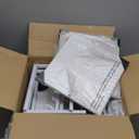 Furnulem 5 Drawer White Dressers for Bedroom 2 Tier Shelf Storage Small Fabric Dresser for Closet Sturdy Metal Frame Modern Style Storage Cabinets Organization Units for Hallway Rooms