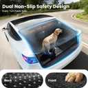 REEVAA SUV Cargo Liner for Dogs, Full Coverage Non-Slip Cargo Cover with Cushioned Sides to Protect Your Dog, Waterproof & Durable, Machine Washable Trunk Protector Mat (XL, Black)