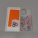 GVIEWIN for iPhone 13 Pro Max Case Floral, with Screen Protector&Camera Lens Protector,[Non Yellowing] Soft Shockproof Clear Phone Protective Cover for Women, Flower Pattern Design 6.7"(Botanica)