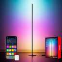 SwitchBot Smart RGBICWW App-Controlled Floor Lamp with Matter with Remote, Warm & Cool White, Alexa-Compatible Lamp, Works with Apple Home, Google HOM, Lamp for Living Room for Bedroom
