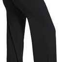 Sunzel Wide Leg Yoga Pants for Women, High Waisted Tummy Control, Soft Stretch, 32" Inseam (Black, M)