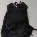 RXRXCOCO Womens One Piece Swimsuits Tummy Control Bathing Suit Drawstring Halter Mesh Swimdress M