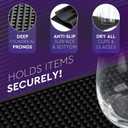 Premium Rubber Bar Mat Pack of 2 18" X 12" 1cm Thick Anti-Skid Non-Toxic Rubber Bar Mats for Countertop, Home Bar, Restaurants - Best Bar Spill Mat for You