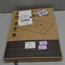 Large Stone Dish Drying Mat for Kitchen Counter,2 PCS Quick Dry Stone Dishes Mats,Foldable Water Absorbing Diatomaceous Earth Drying Pad for Countertop Bottles Utensils Cups(Dark Gray 24"16" & 8"x4")