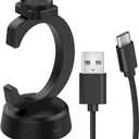 Charger Dock for Amazfit Bip 6/Active 2/Active 2 Square, Charger Replacement Upgraded Magnetic Watch Charging Stand with USB-C Charging Cable for Amazfit Bip 6, Active 2, Active2 Square Smrtwatch