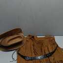 3 PC Cowgirl Western Outfits for Women Retro Cowgirl Costumes Fringe Vest Cow Girl Hat for Women Country 70s Hippie Outits, Size L