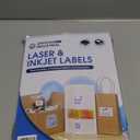 3" X 2" Matte White Printable Labels for Inkjet and Laser Printers - 100 Sheets, 1000 Custom Stickers for Address Labels, Product Labeling, Shipping - Spartan Industrial Template R011