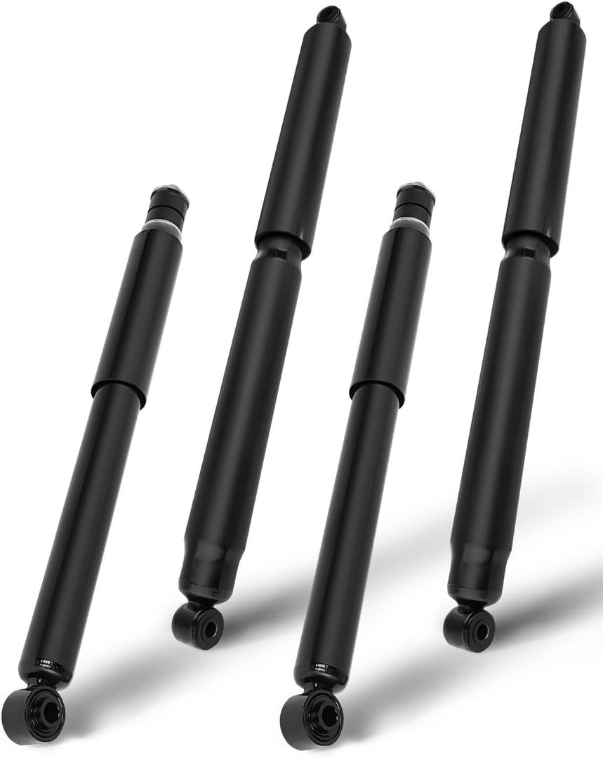 (4WD) Shocks, SCITOO Front Rear Gas Struts Shock Absorber Fit for 2005 2006 2007 2008 2009 2010 2011 2012 2013 2014 for Ford for F-250 Super Duty/for F-350 Super Duty 54347 34525 34526 Set of 2