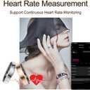 Smart Ring Ultra Narrow Heart Rate Monitor Comfortable Sleep Ring Health Fitness Tracker Pedometer Step Counter Calorie Waterproof Ladies Smart Rings for Women Men Anillo Inteligente #7