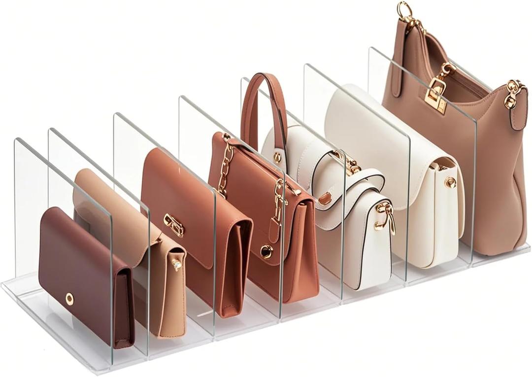 SD3120 Shelf Dividers, Purse Organizer for Closet, 2 Pack