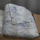 Laura Ashley - Twin XL Comforter Set, Soft & Reversible Cotton Bedding for Year Round Use, 2 Piece Bed Set with Matching Pillowcase (Belinda Blue)