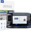 for 2023 2024 2025 Ford Super Duty F250 F350 F450 Tempered Glass Screen Protector 12" Touchscreen SuperDuty F-250 F-350 F-450 Anti Glare (Matte)