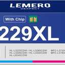 TN229XL TN229 High Yield Toner Cartridges Compatible Replacement for Brother MFC-L3720CDW MFC-L3780CDW HL-L3280CDW Printer, 4 Pack