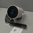 Mini Portable Projector with 4K Support, Bluetooth 5.4 WIFI6, 5watt Sound Base Speaker, 160 ANSI, Android 11, 210 Rotation , Auto Keystone Correction Video Projector HY300 ULTRA