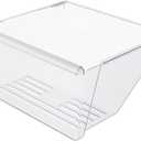 HECASA 2188664 Crisper Pan Drawer (Lower) Replacement for WP2188664 Compatible with Whirlpool, Kenmore, Maytag, Kitchen Aid Refrigerator W/White Handle