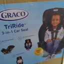 Graco TriRide 3-in-1 Reclining Car Seat, Clybourne - Rear & Forward Facing Car Seat, Highback Booster, Adjustable Headrest, EXP: 12/27/2035
