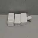 4 Pcs 120v Strobe C9 Christmas Lights Bulbs Outdoor Waterproof C9 LED Replacement Bulbs E17 Base 6000k Bright Flashing Strobe Light for Indoor Outdoor Yard Xmas Tree Decor(White)