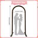 6.89 ft Wooden Wedding Arch Large Balloon Arch Backdrop Stand, Wood Arch Arbor Arch Frame for Wedding, Proposals, Valentine's Day, Garden Decoration