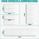 EVERHANGER Metal Pegboard Panels, Heavy Duty Pegboard Wall Organizer, Garage Wall Panels, Tool Storage Organization, 12"X16", 4pcs, White